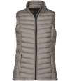 T9633 9633 Tee Jays Ladies Zepelin Padded Bodywarmer driftwood colour image